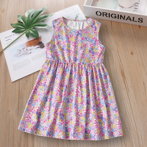 

Toddler Girls Ditsy Floral Smock Dress, Multicolor