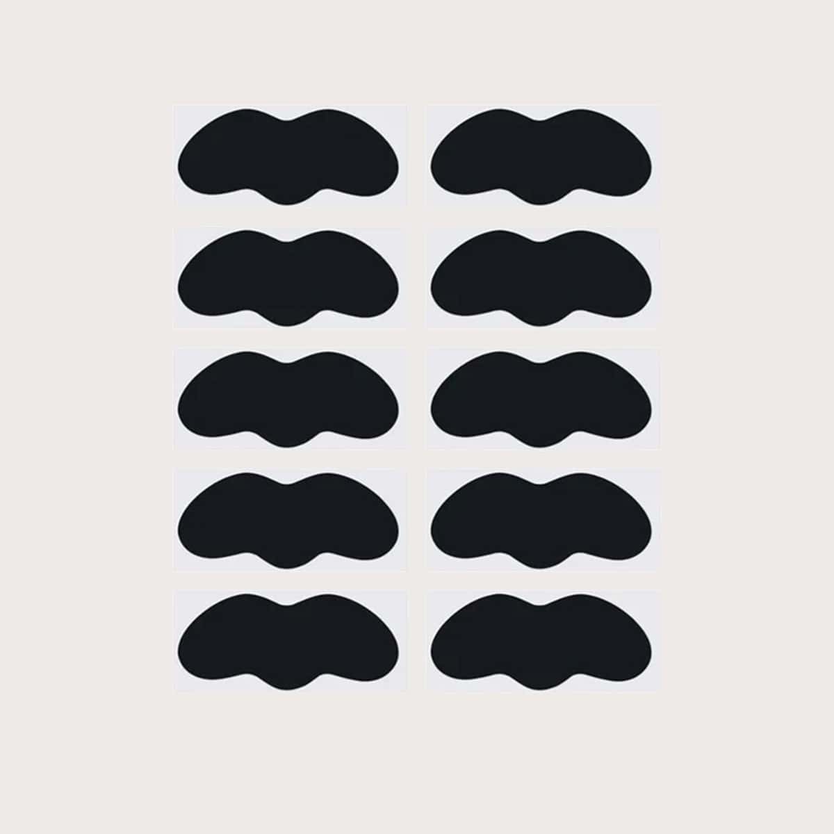

10pcs Nose Blackhead Remover Sheet, Black