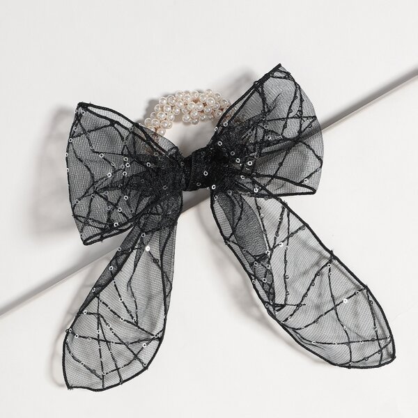 

Faux Pearl Decor Hair Tie, Multicolor