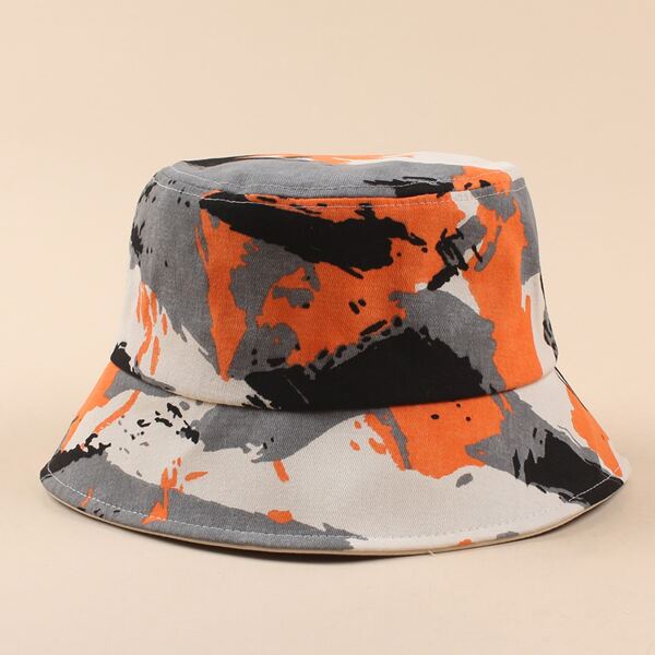 

Color Block Bucket Hat, Multicolor