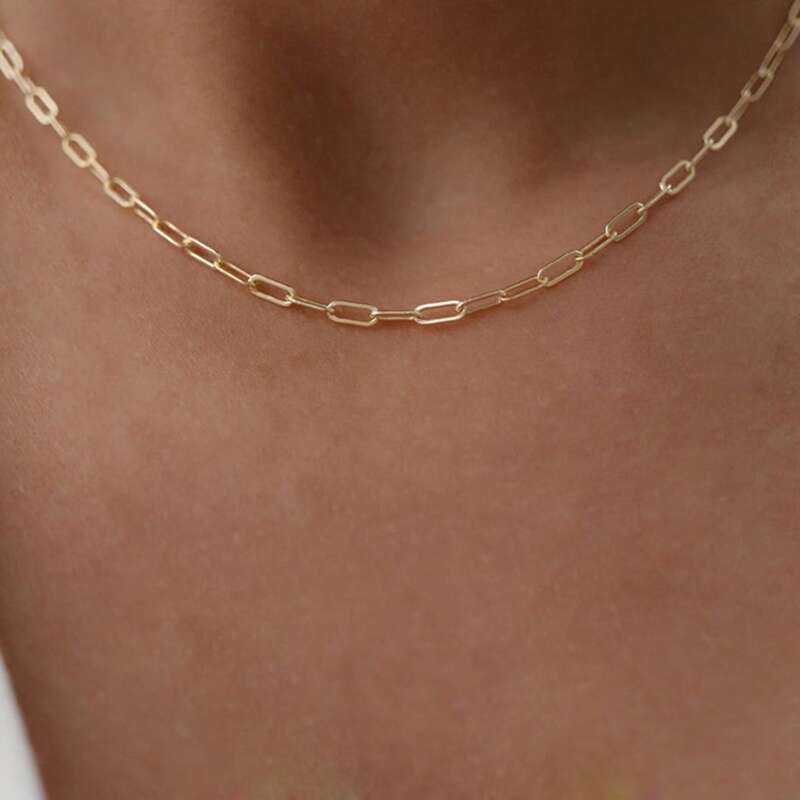 

Simple Chain Necklace, Gold