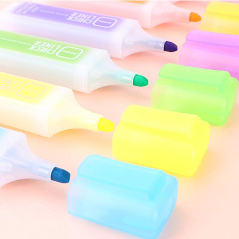 

6pcs Highlighter Pen, Multicolor