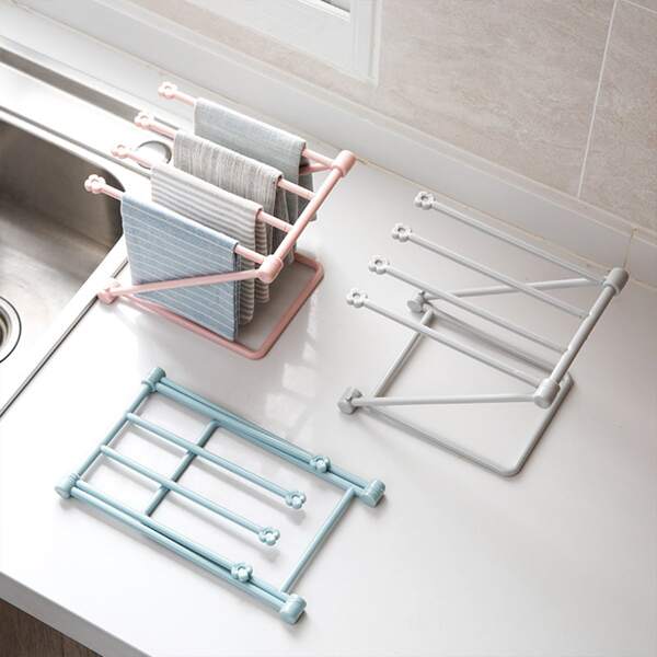 

1pc Foldable Random Color Drain Rack, Multicolor