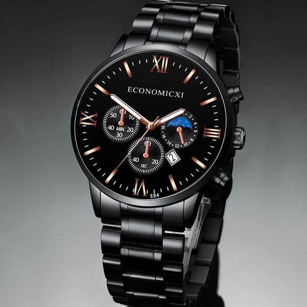 

Men Triple Dial Date Quartz Watch