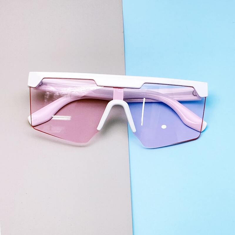 

Flat Top Half Frame Sunglasses