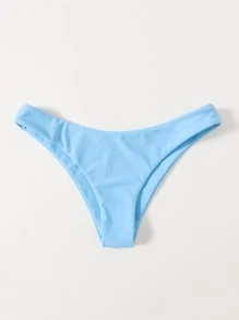 High Cut Bikini Panty - Blue - View 1