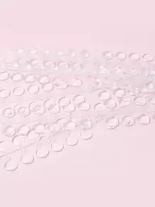 120 piezas de tarjeta de color de uñas transparente y 1 hoja de cinta, suministros para uñas, herramientas para uñas, herramientas de arte de uñas, de vuelta a la escuela, uñas, herramientas para uñas para uñas postizas - transparente - Ver 5