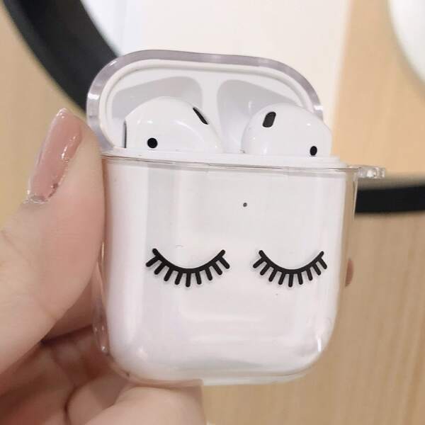 

Eye Pattern Clear Case For Airpods