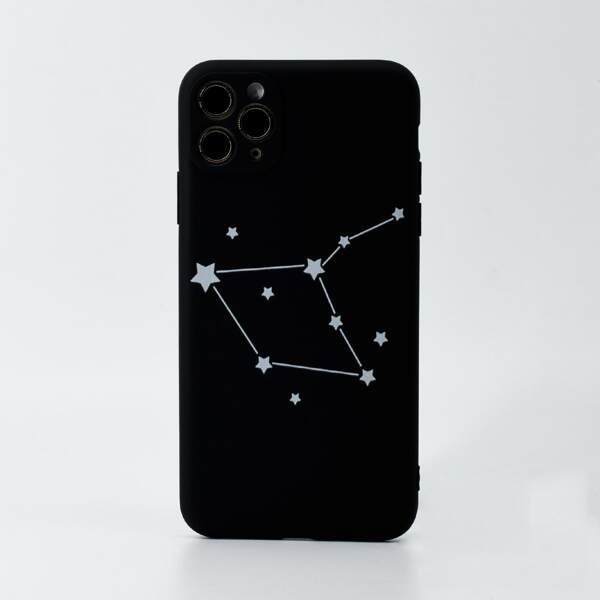 

Virgo Phone Case, Black and white