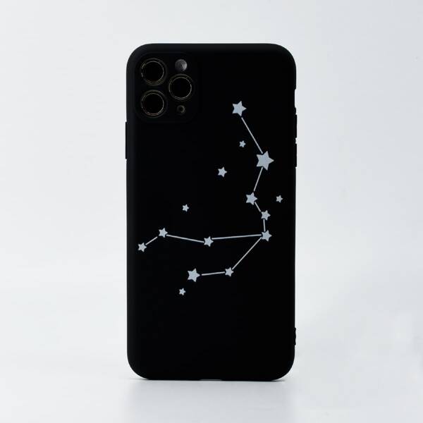 

Aquarius Phone Case, Black and white