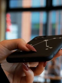 Aries Phone Case - Black and White - View 6