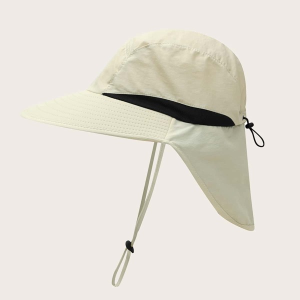 

Men Sun Hat With Neck Flap, Beige