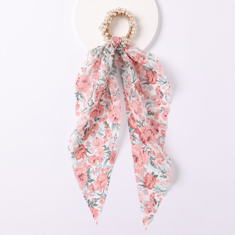 

Flower Print Hair Tie, Multicolor