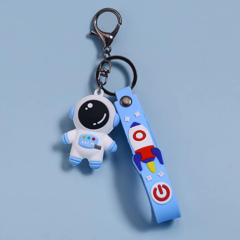 

Cartoon Astronaut Keychain, Multicolor