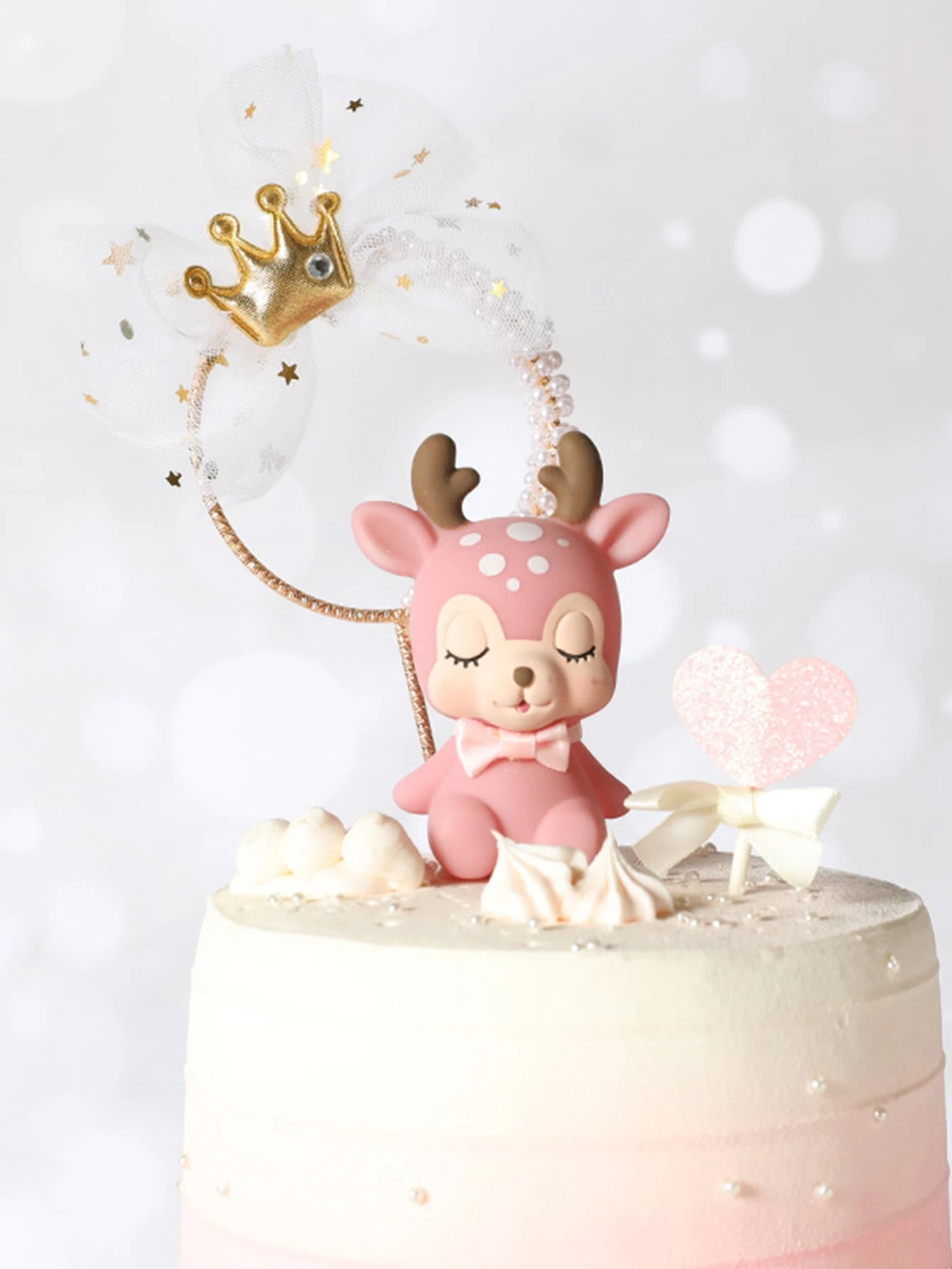 1 Piece Decoration De Gateau Avec Fausses Perles Et Couronne Mode En Ligne Shein France