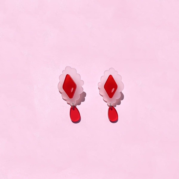 

Water Drop Earrings, Multicolor