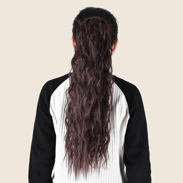 

Curly Hairpiece With Velcro, Brown