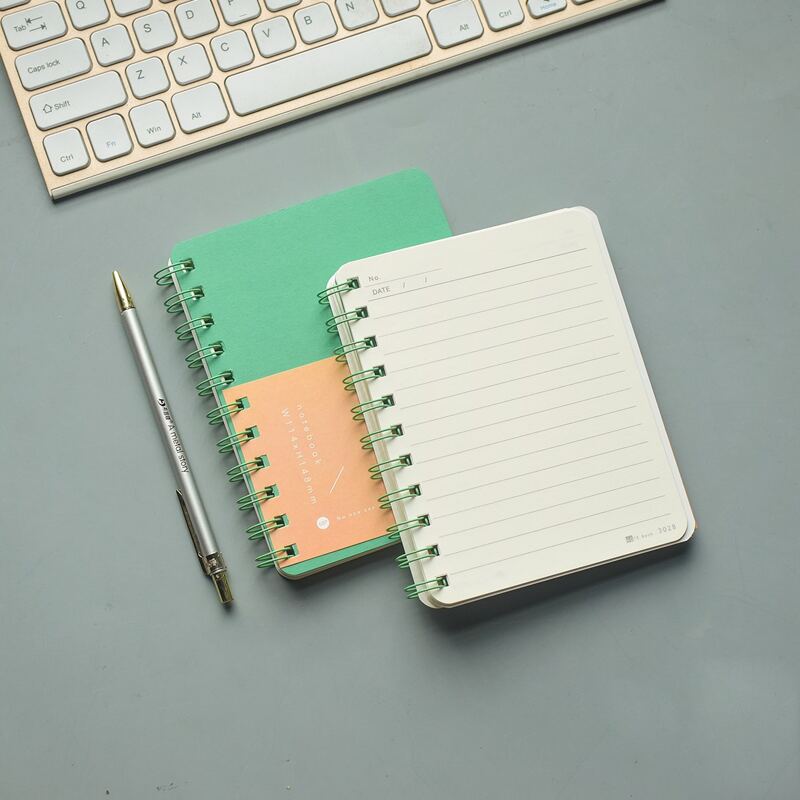 

1pc A5 Spiral Notebook, Green