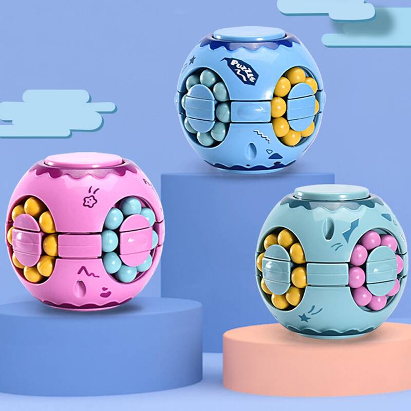 

1pc Random Intelligence Fingertip Rubik's Cube, Multicolor