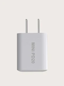 20WType-C充電器頭 - 白色 - 查看 1