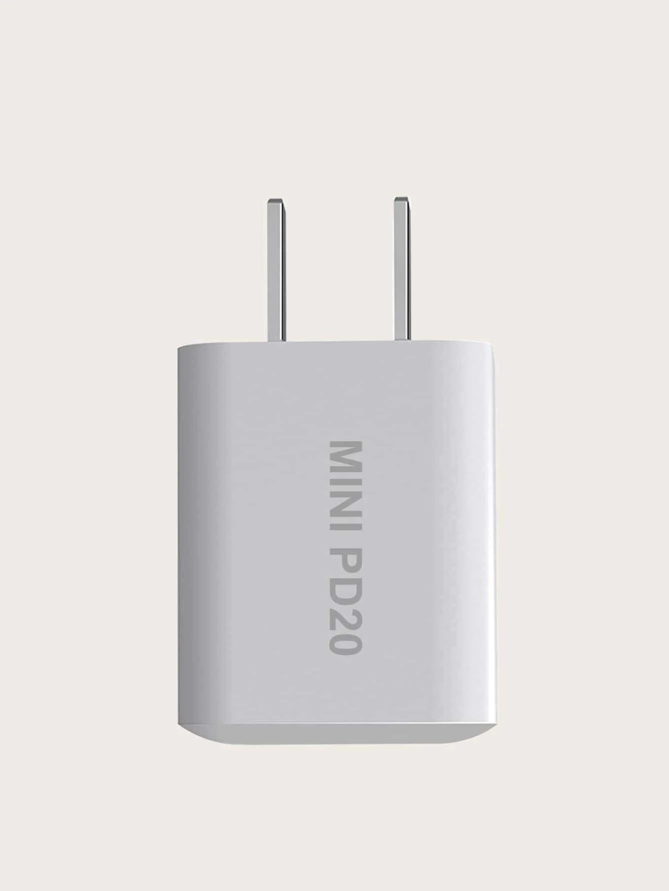 20WType-C充電器頭 - 白色 - 查看 1