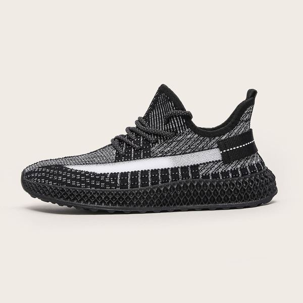 

Men Lace-Up Front Sneakers, Black
