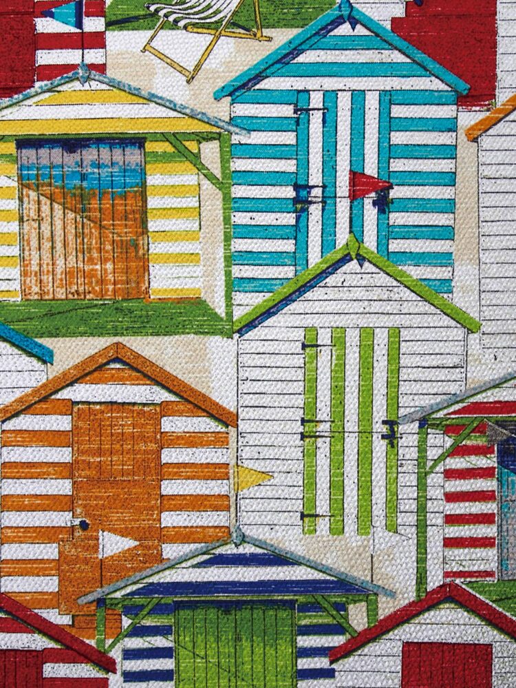 House Print Cushion Cover Without Filler - Multicolor - View 6