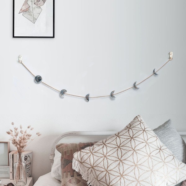 

Moon Detail Wall Hanging, Black