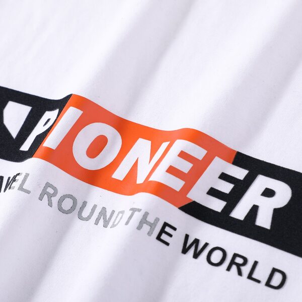 

Men Slogan Graphic Round Neck Tee, White