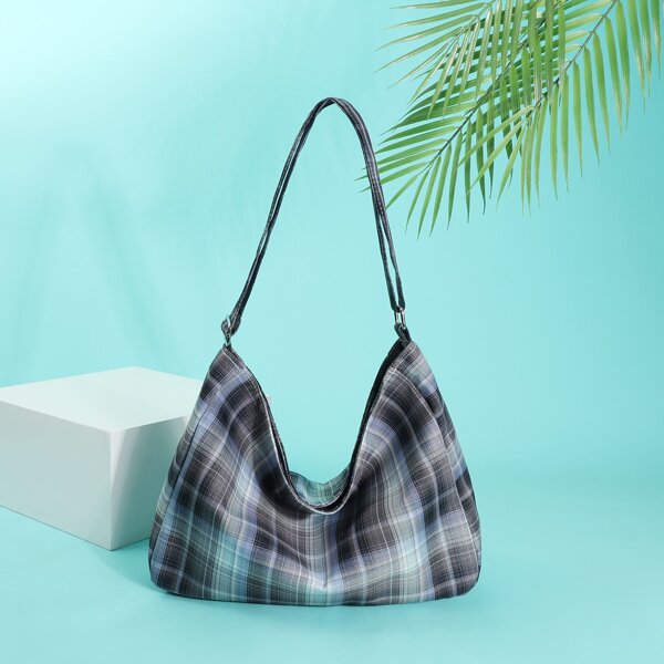 

Tartan Shoulder Bag, Multicolor