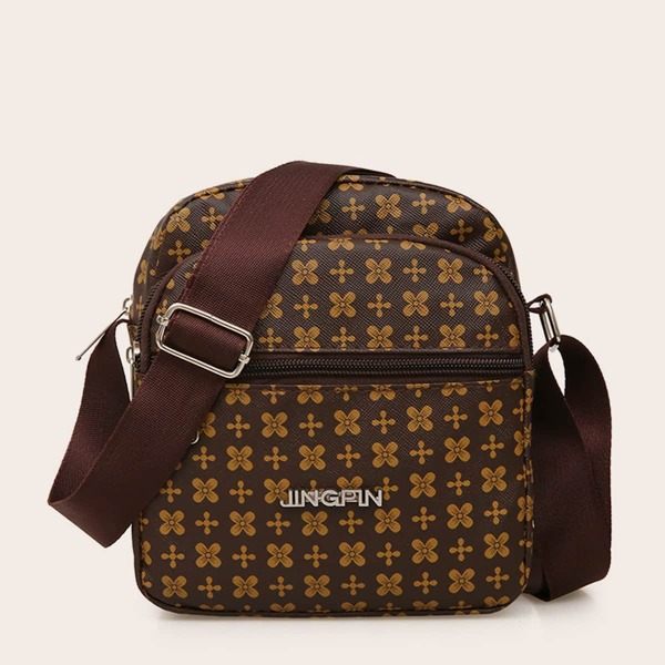 

Ditsy Floral Crossbody Bag, Coffee brown