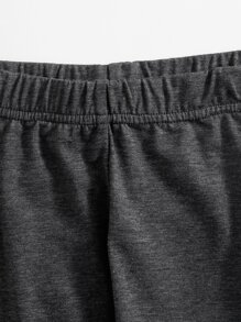 CovetEZ talla grande 3 paquetes de shorts de ciclista lisos - Multicolor - Ver 4