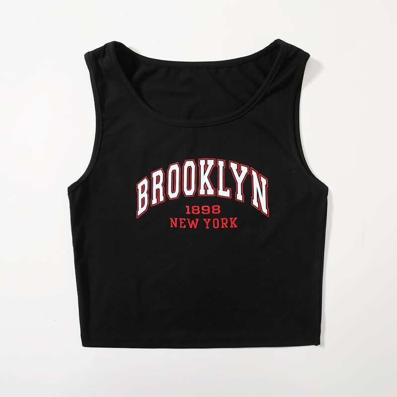 

Letter Tank Top, Black