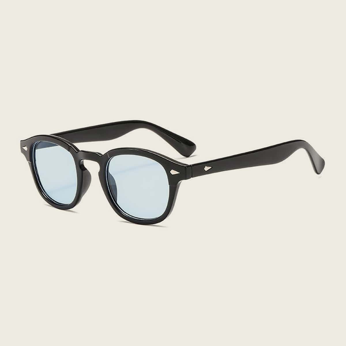 

Guys Square Frame Sunglasses, Blue