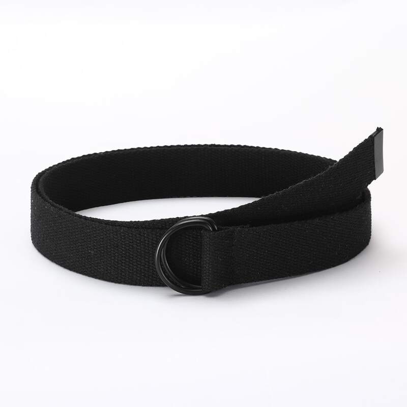 

Guys Solid Tape Belt, Black