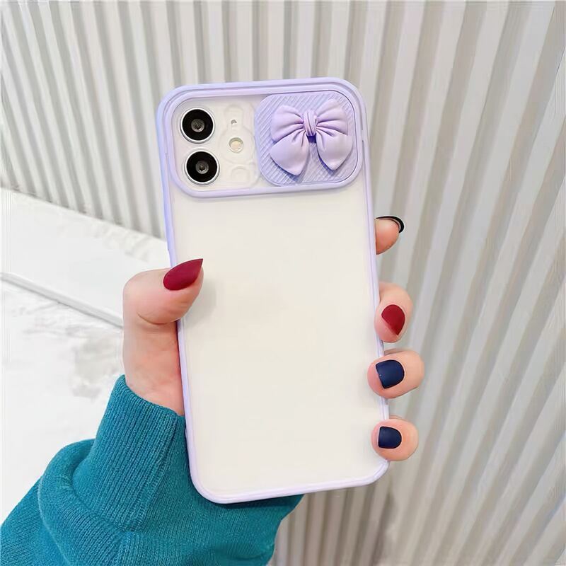 

Bow Phone Case, Clear