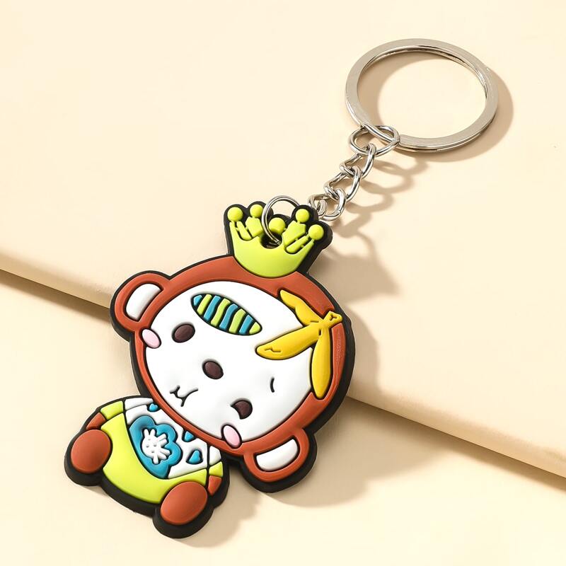 

1pc Cartoon Keychain, Multicolor