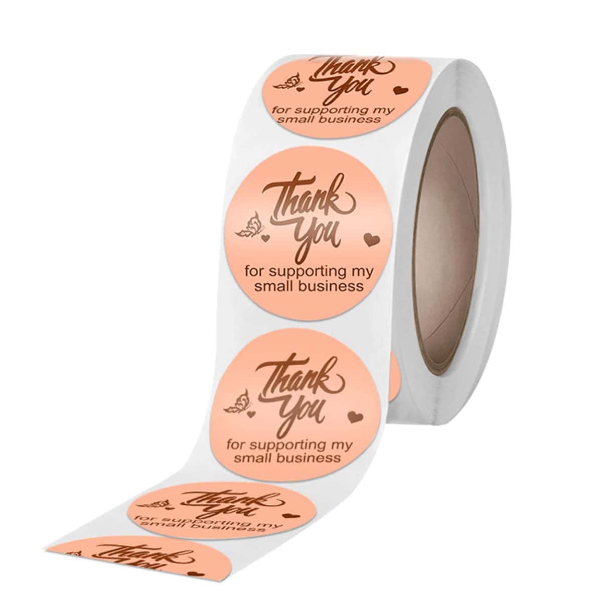 

500pcs Slogan Sealing Sticker, Multicolor