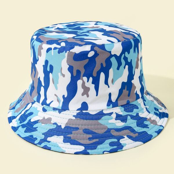 

Camo Print Bucket Hat, Multicolor
