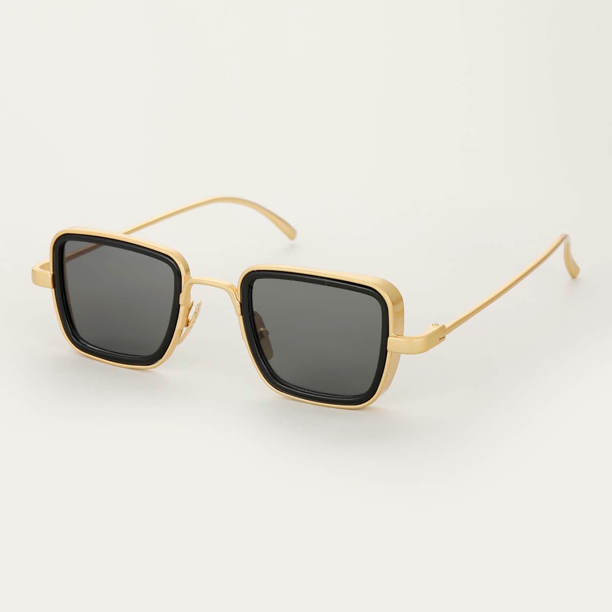 

Guys Square Frame Sunglasses, Grey