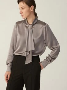 MOTF PREMIUM 100% MULBERRY SILK GRADE 6A 19MM TOP - Bronze - View 1