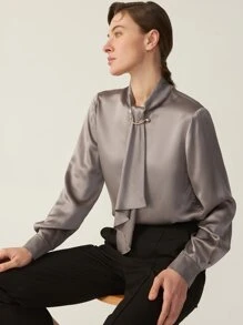 MOTF PREMIUM 100% MULBERRY SILK GRADE 6A 19MM TOP - Bronze - View 8