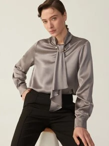 MOTF PREMIUM 100% MULBERRY SILK GRADE 6A 19MM TOP - Bronze - View 9