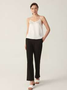 MOTF PREMIUM 100%  MULBERRY SILK GRADE 6A 19MM CAMI TOP - White - View 8