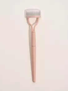 1pc Stainless Steel Eyelash Comb - Coral Pink - View 3