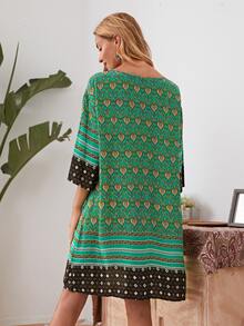 EMERY ROSE Đầm Bộ lạc Boho - Nhiều màu - Xem 2