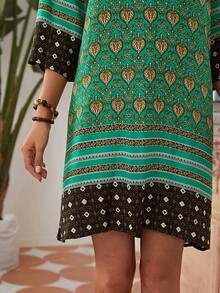 EMERY ROSE Đầm Bộ lạc Boho - Nhiều màu - Xem 4