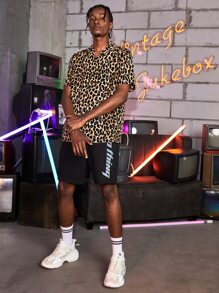 Manfinity VCAY Men Leopard Print Shirt - Multicolor - View 3