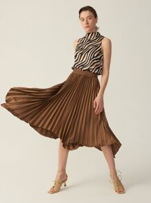 MOTF PREMIUM SILK GRADE 6A 19MM ZEBRA STRIPE TOP - Multicolor - View 1