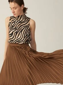 MOTF PREMIUM SILK GRADE 6A 19MM ZEBRA STRIPE TOP - Multicolor - View 3